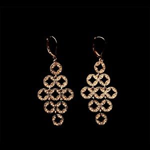 NEW Batik Crystal Drop Earrings